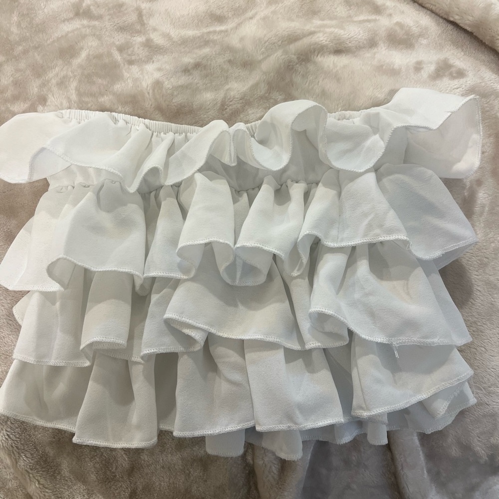 Ruffle Tube Top